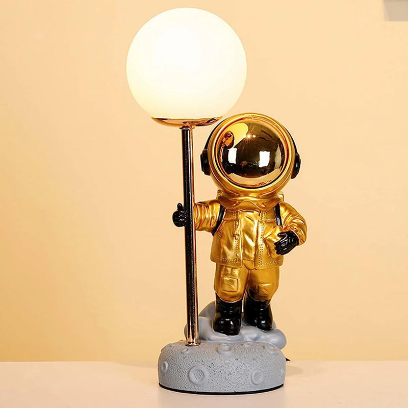 Space Force Table Lamp - White,Gold