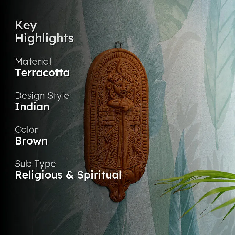 Mrittika Durga Terracotta Wall Accent media 2
