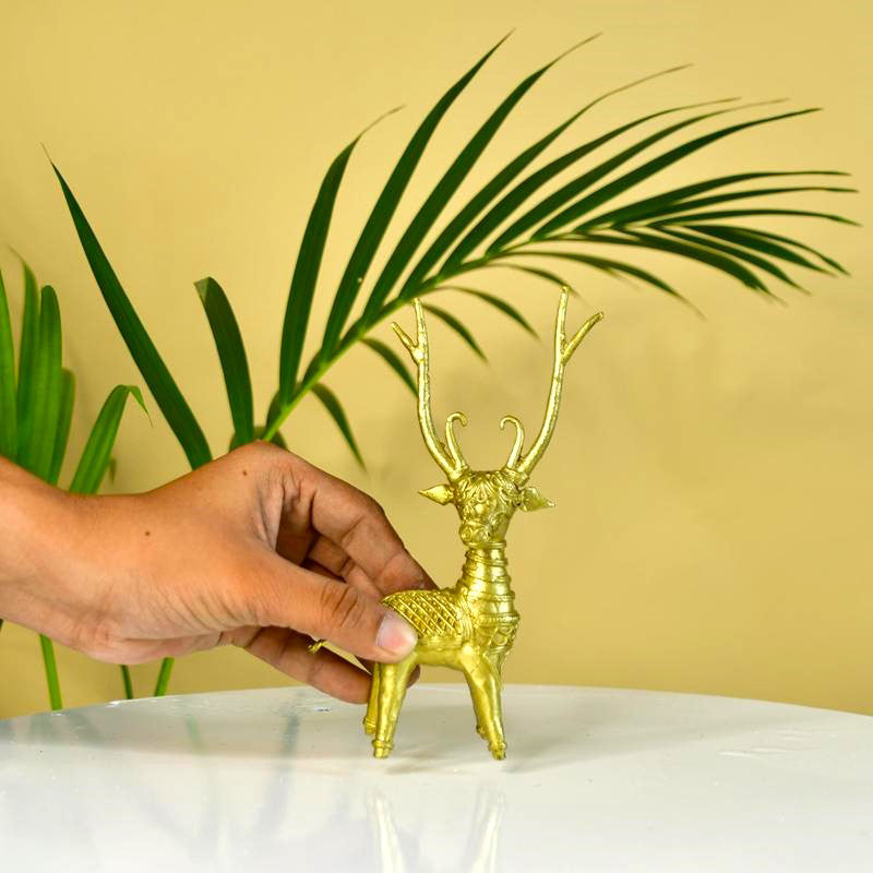 Ethnic Mystic Deer Showpiece media 7