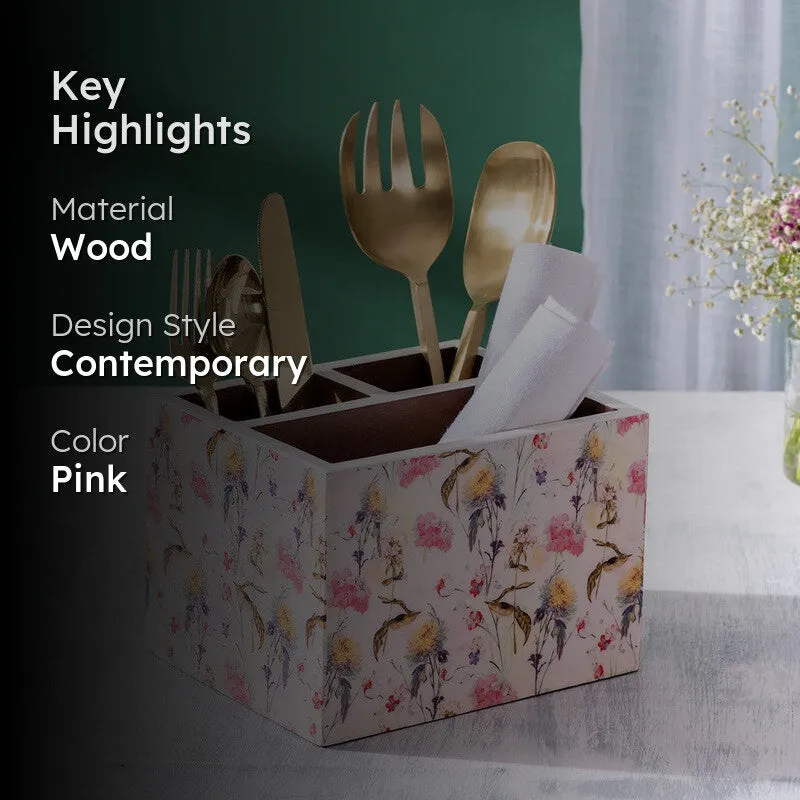 Floral Heaven Cutlery Holder media 2