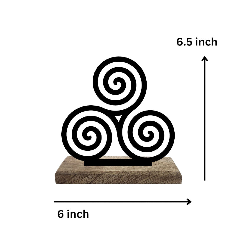 Eternal Knots and Spirals Showpiece - Set Of Two media 7