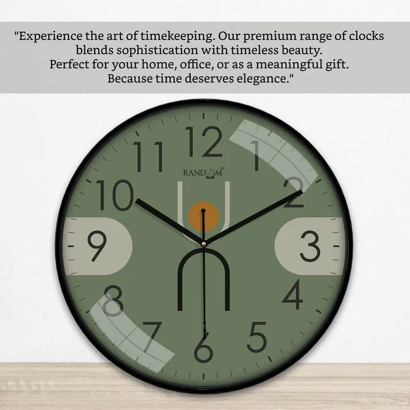Grove Round Analog Wall Clock - Olive Green media 6