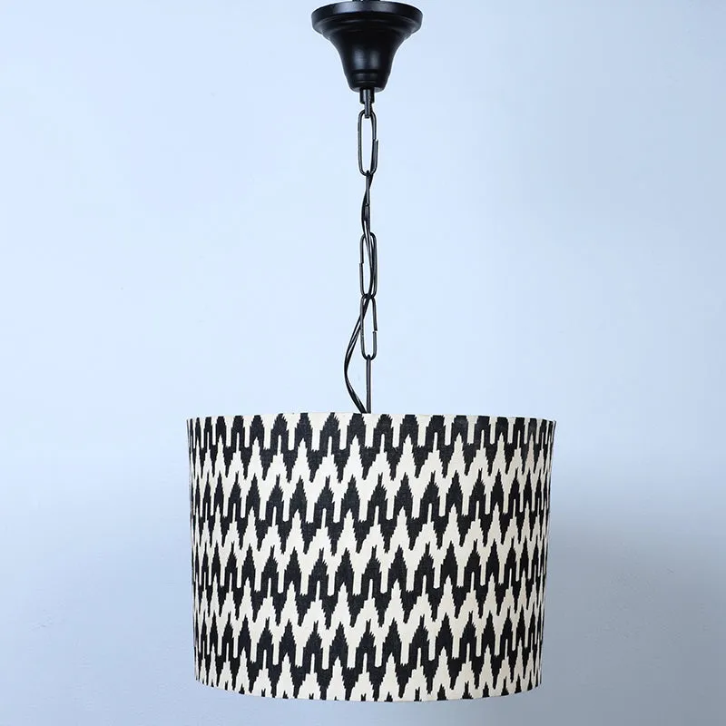 Chevronic Printed Iron Ceiling Lamp media 2