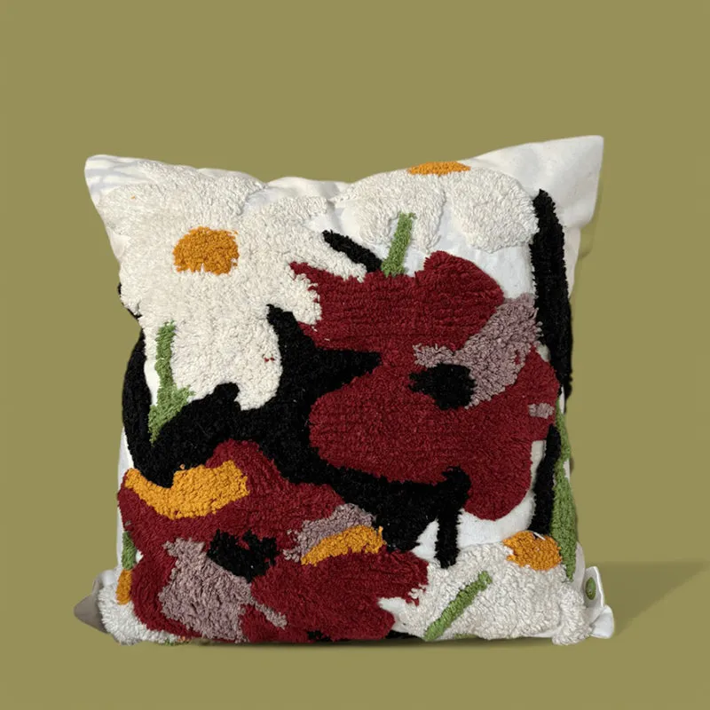 Eco Weft Tufted Cotton Cushion Cover Set - Set Of Two media 5