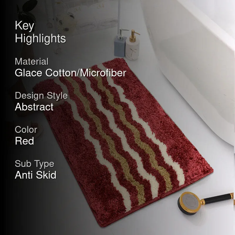 Cherry Waves Microfiber Bath Mat media 2