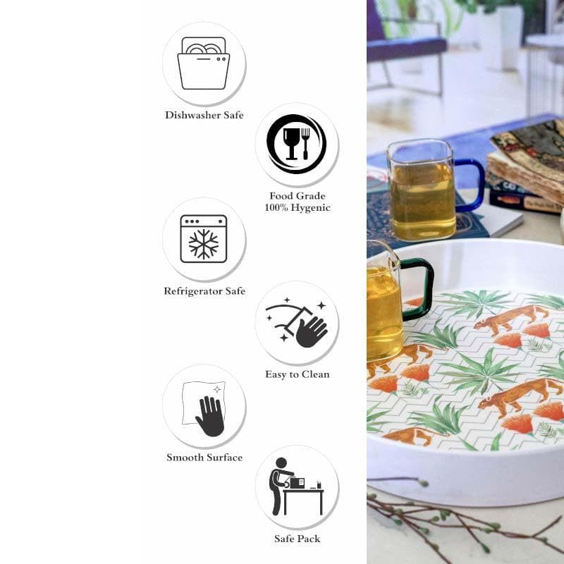 Saabya Round Serving Tray media 5