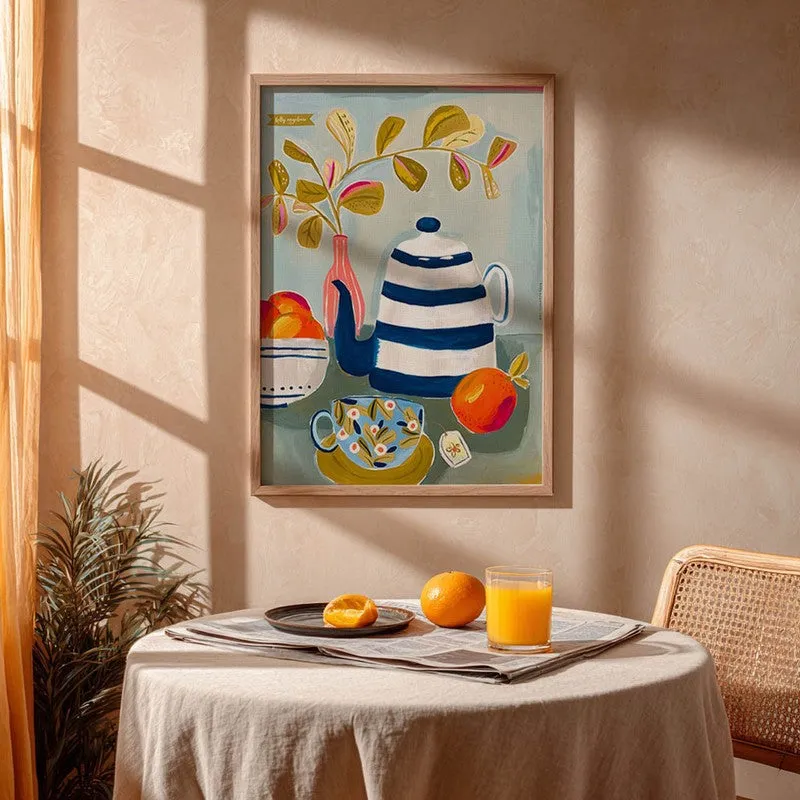 Kettle Couture Archival Canvas Wall Art - Brown media 4