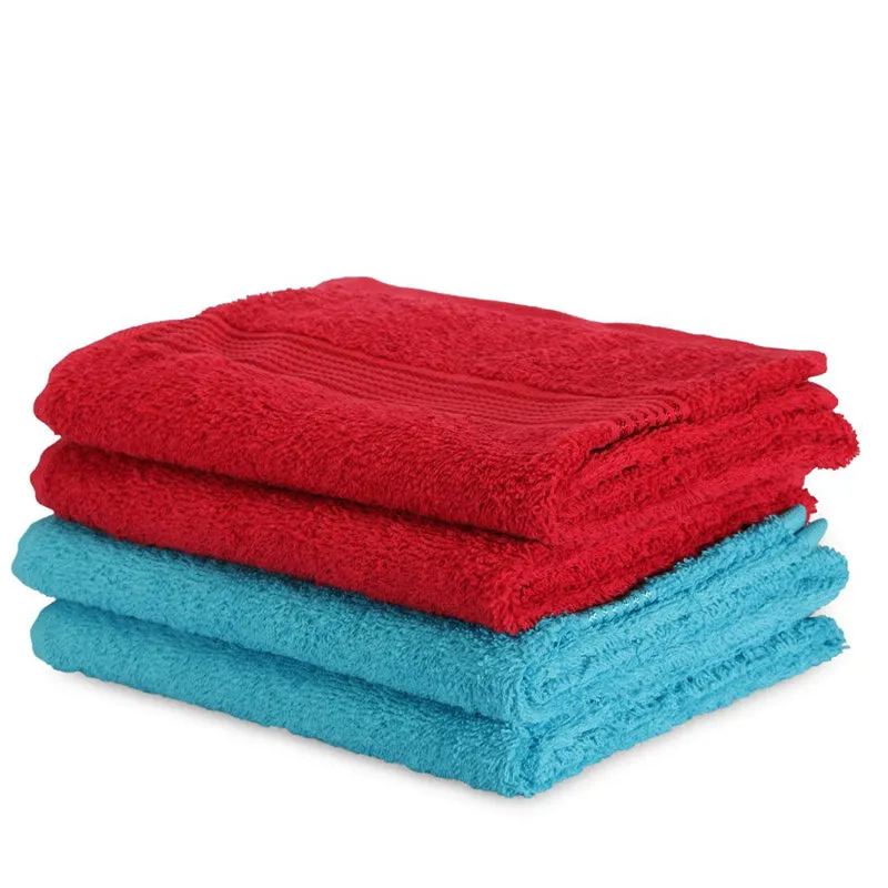 Eva Quick Dry Hand Towel (Blue & Red) - Set Of Four media 6