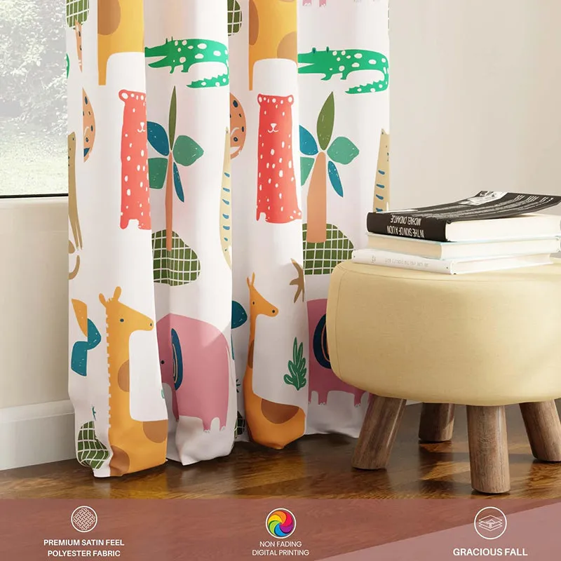 Urban Space Giraffe Charm Blackout Curtain media 5