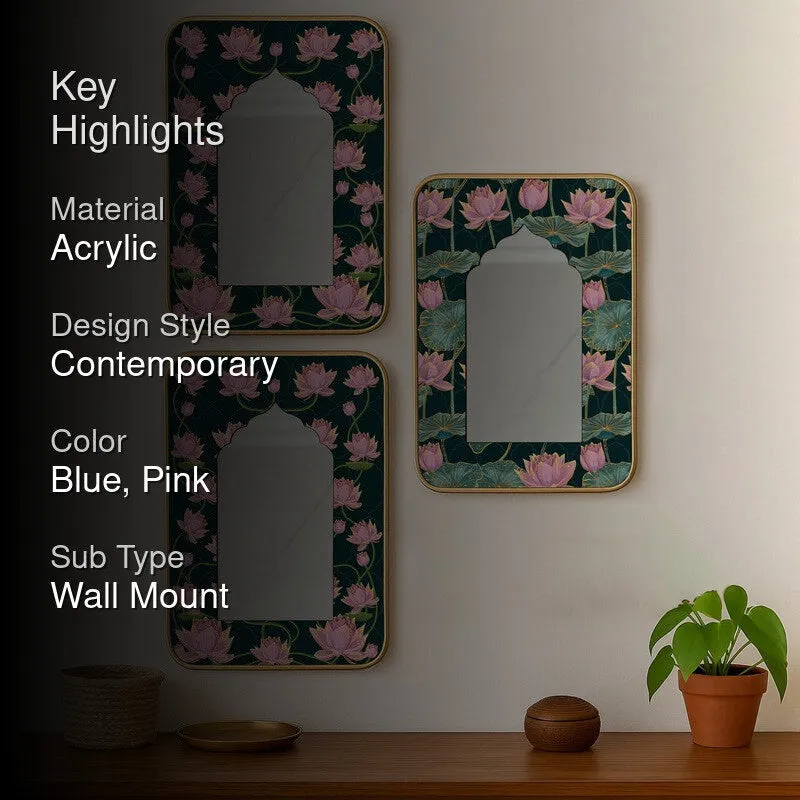 Royal Zeenat Acrylic Wall Mirrors - Set Of Three media 2