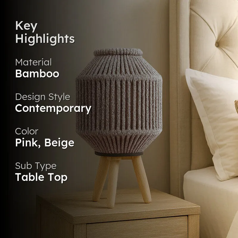 LuminaCord Bamboo Tea Light Candle Holder media 2