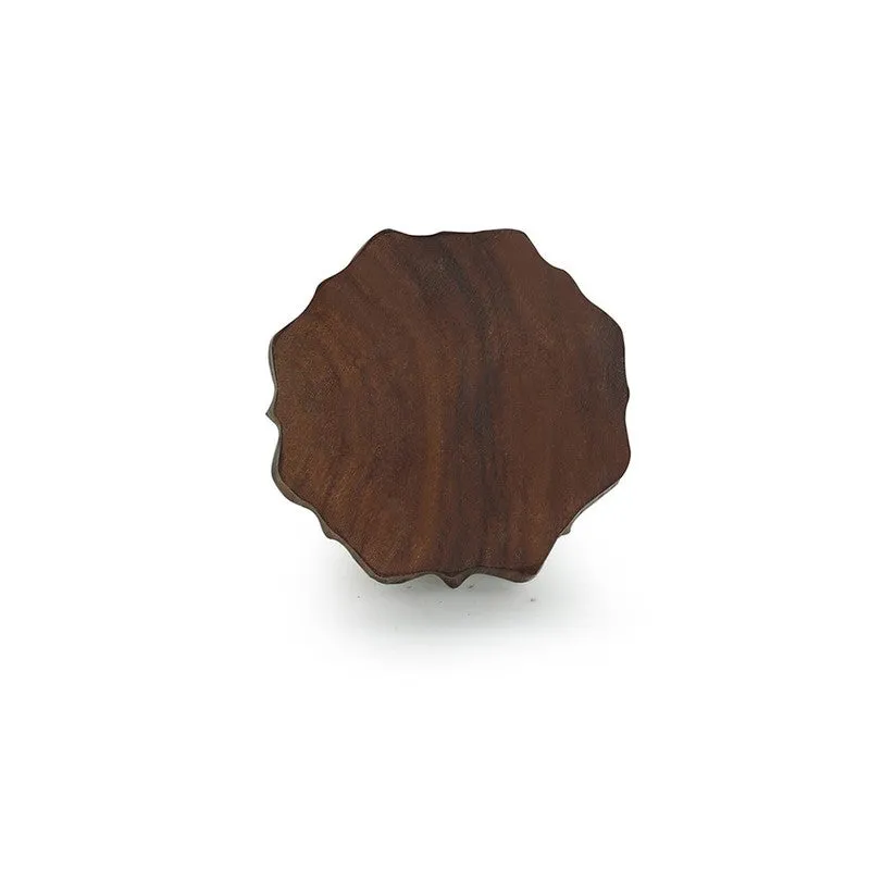 Flora Bright Hand Carved Tealight Candle Holder - Set Of Four media 4
