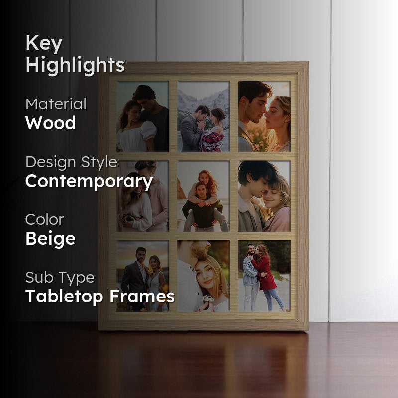 Revera Collage Photo Frame - Beige media 2