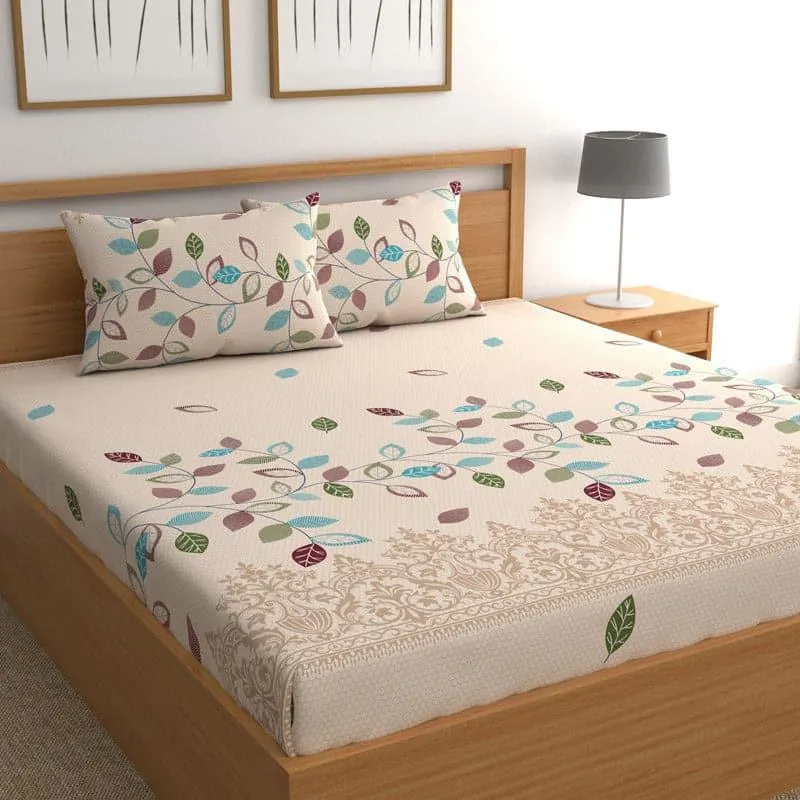 Mildred Printed Microfiber Bedsheet - 120 GSM media 1