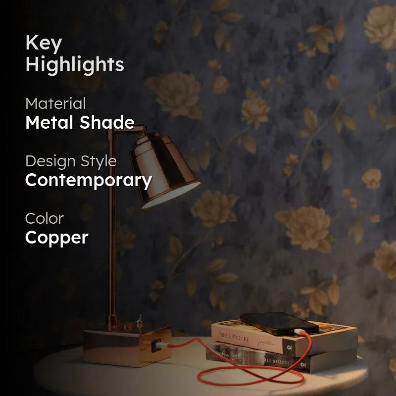 Holt Metal Table Lamp - Copper media 2