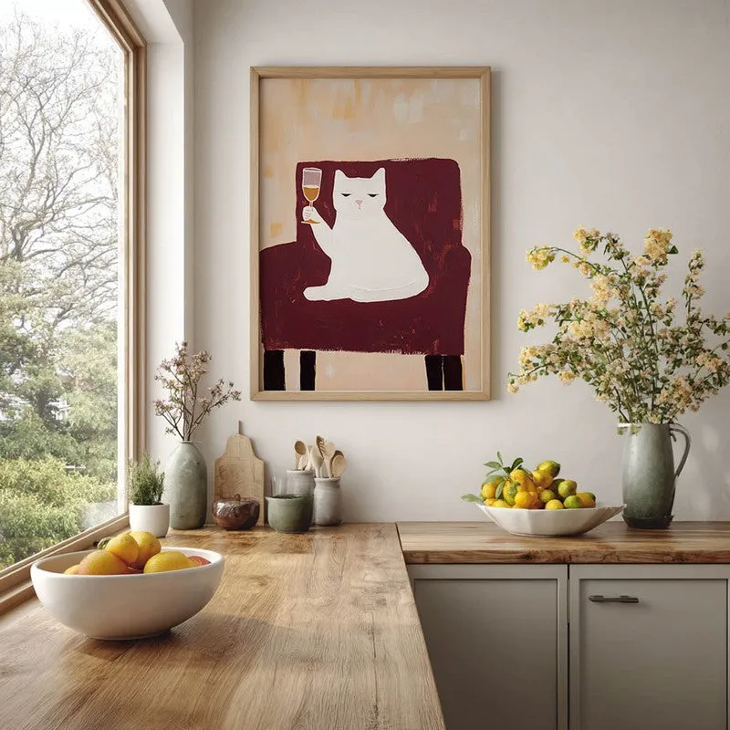Sip Muse Archival Canvas Wall Art - Brown media 6