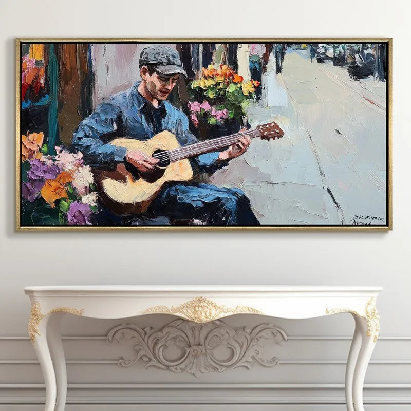 Textured Rhythm Canvas Wall Painting With Frame media 5