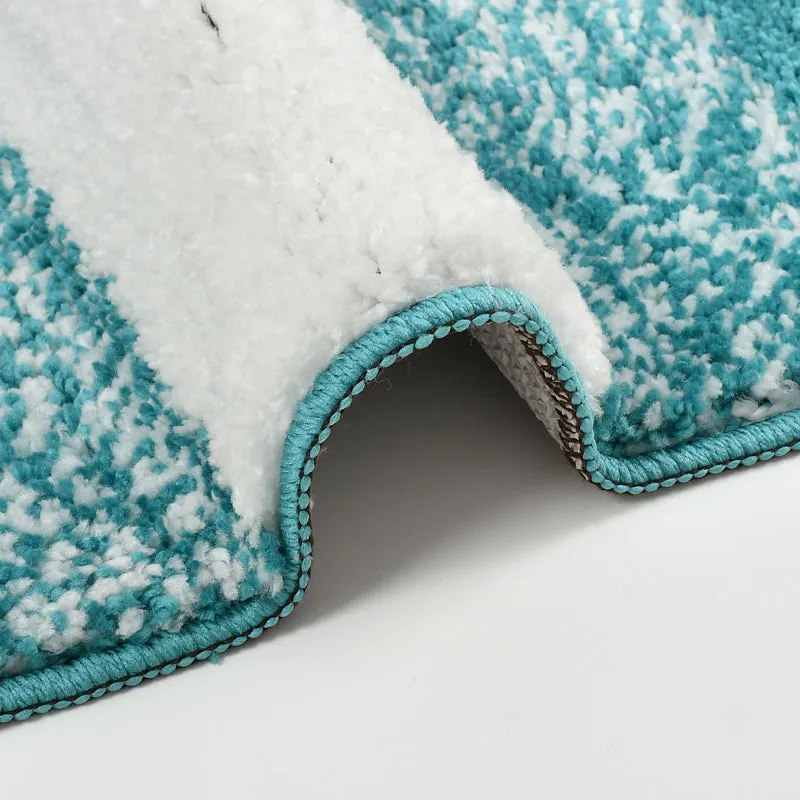 Zyra Cotton Bath Mat - Teal media 3