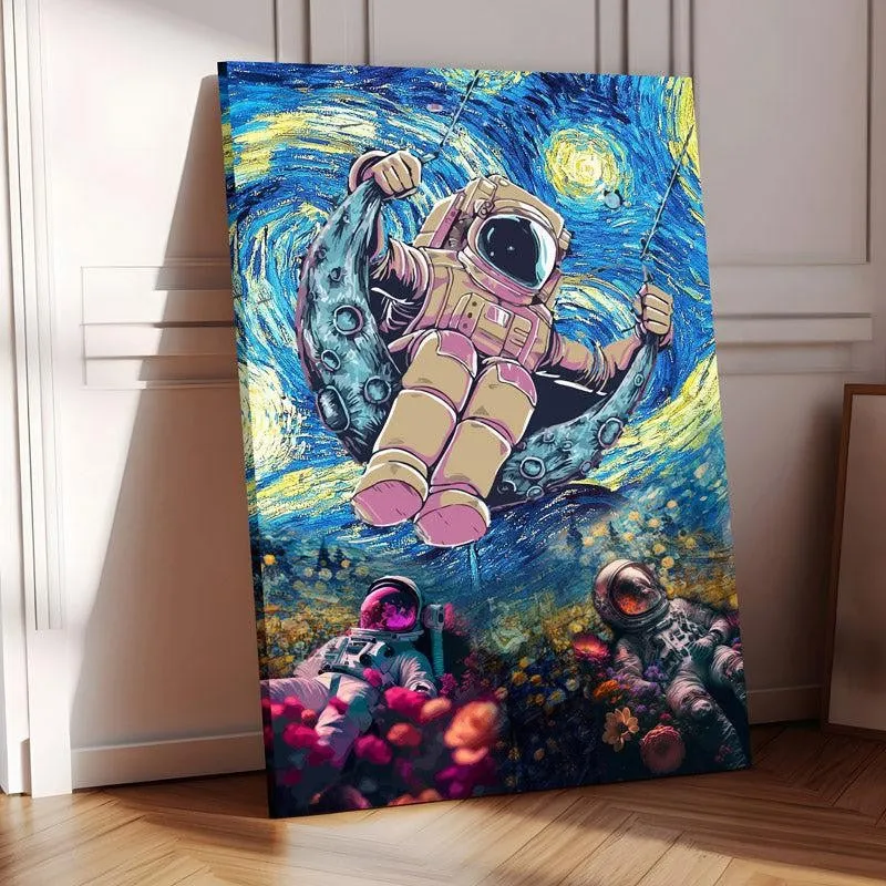 Astro Launch Canvas Wall Painting media 2