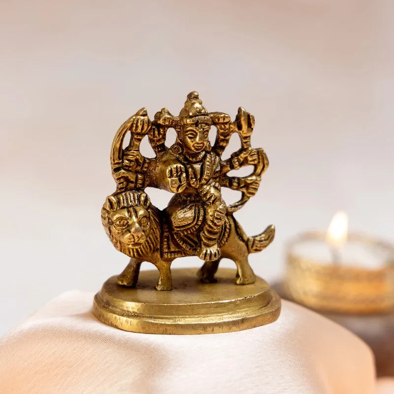 Ma Durga Brass Idol media 4