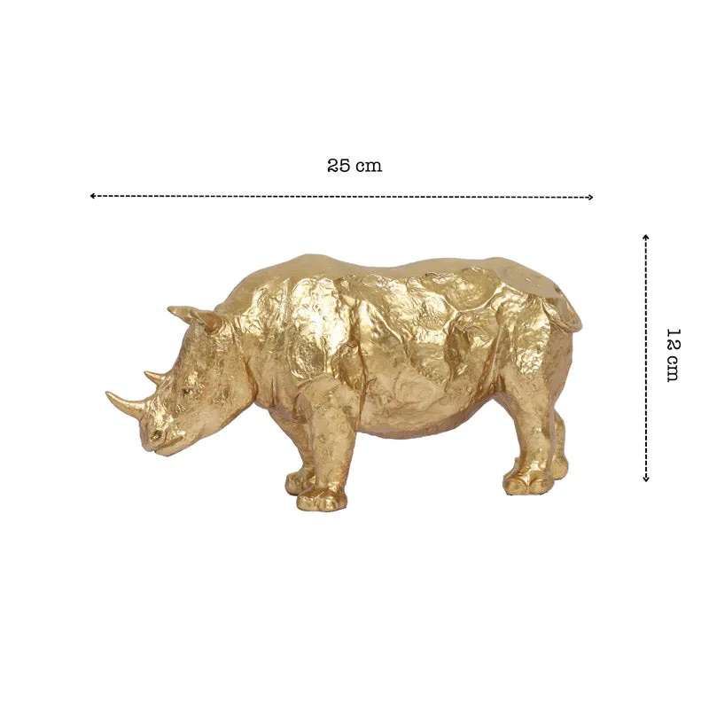 Niro Polyresin Rhino Showpiece media 9