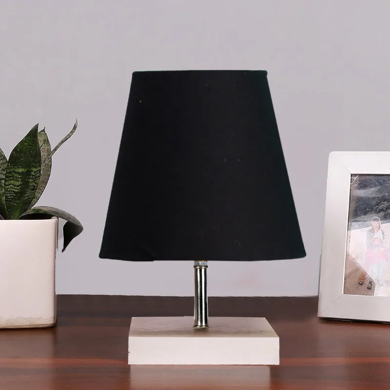 Alsa Fabric Table Lamp - Black,White media 3