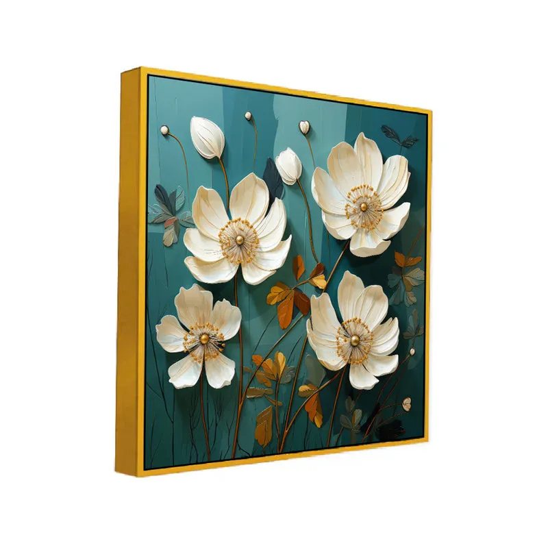 Flora Pure Canvas Wall Art With Frame media 3