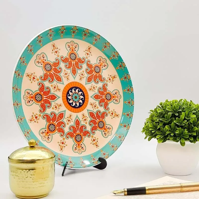 Majestic Paisley Decorative Plate media 1