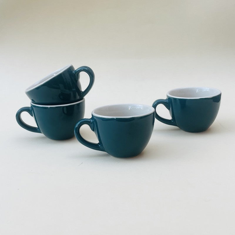 Aura Ceramic Tea Cup (80 mL Each) - Set Of Four media 4