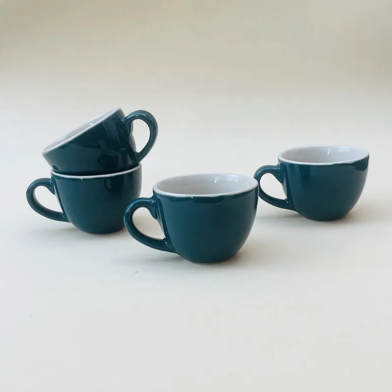 Aura Ceramic Tea Cup (80 mL Each) - Set Of Four media 4