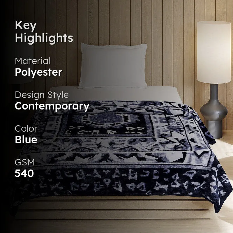 Monte Carlo Midnight Mosaic Blanket - 540 GSM media 2
