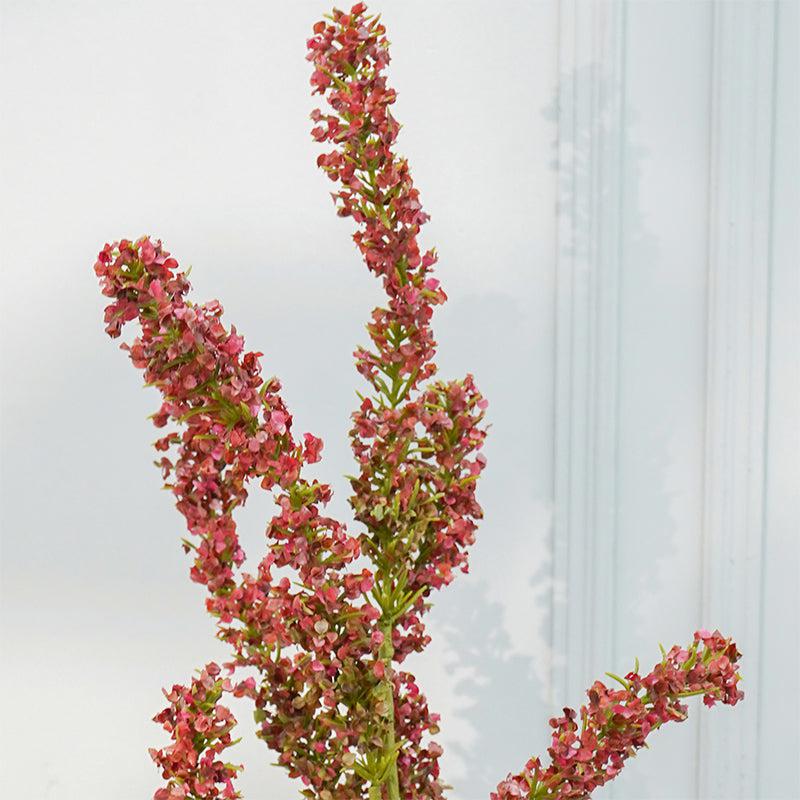 Faux Autumn Amaranthus Millet Grass Flower Stick (Red) - 35 CM media 4
