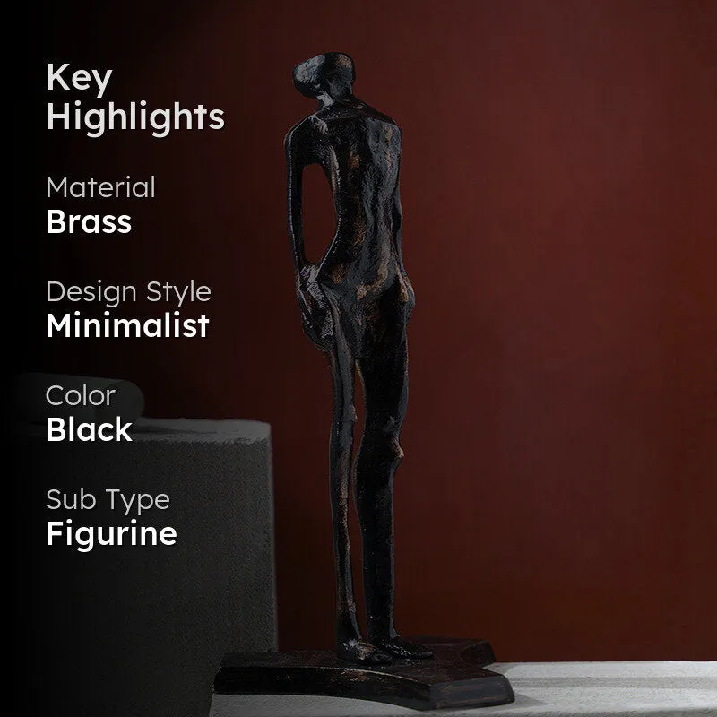Blanca Human Sculpture Showpiece media 2