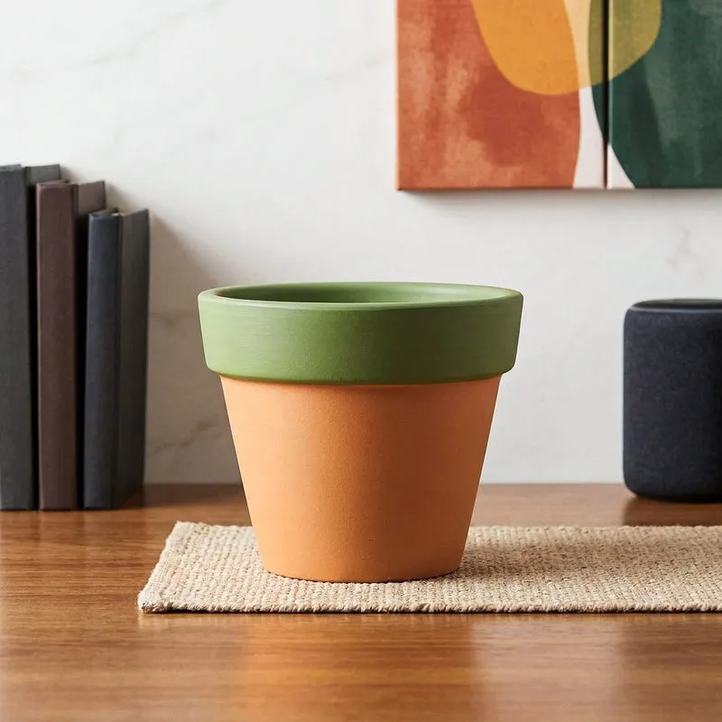 Pastel Mimic Planter - Green media 1
