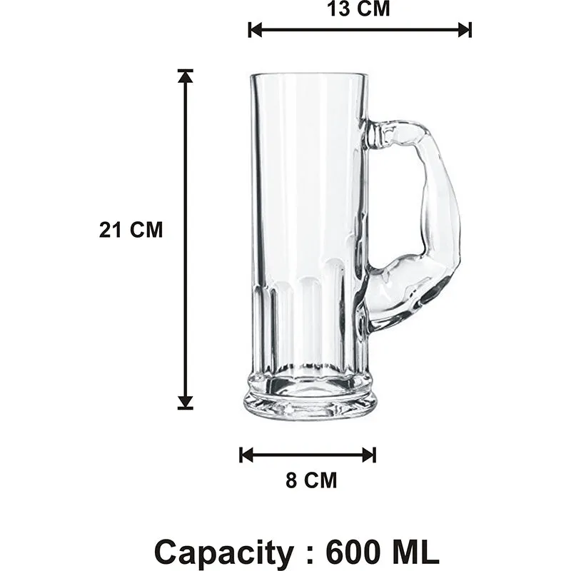 Logam (600 ML) Beer Glass & Snack Plate Combo - Three Piece Set media 6