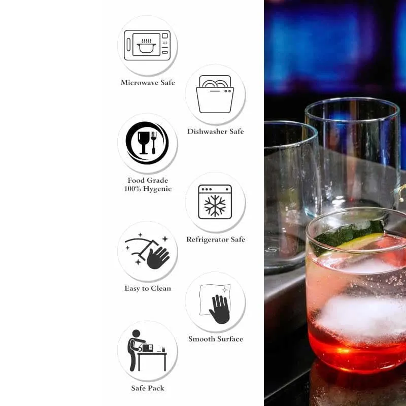 Pasabahce Henzo Tall Tumbler (280 mL Each) - Set Of Three media 5