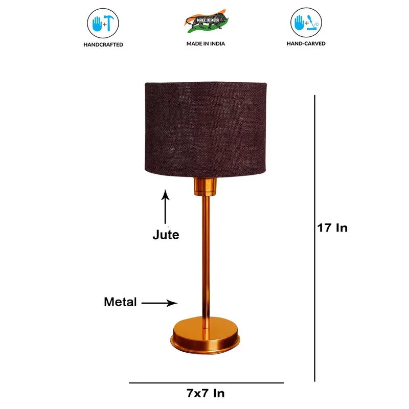 Kavira Lumo Metal Table Lamp - Brown media 8