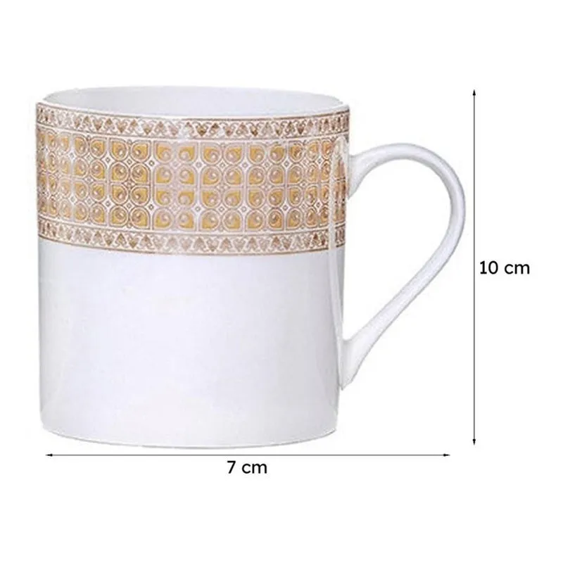 Sonaki Anaya Ethnic Bone China Tea Cup (210 mL Each) - Set Of Six media 6