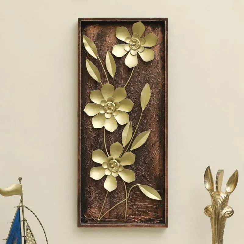 Magdalene Floral Metal Wall Accent media 1
