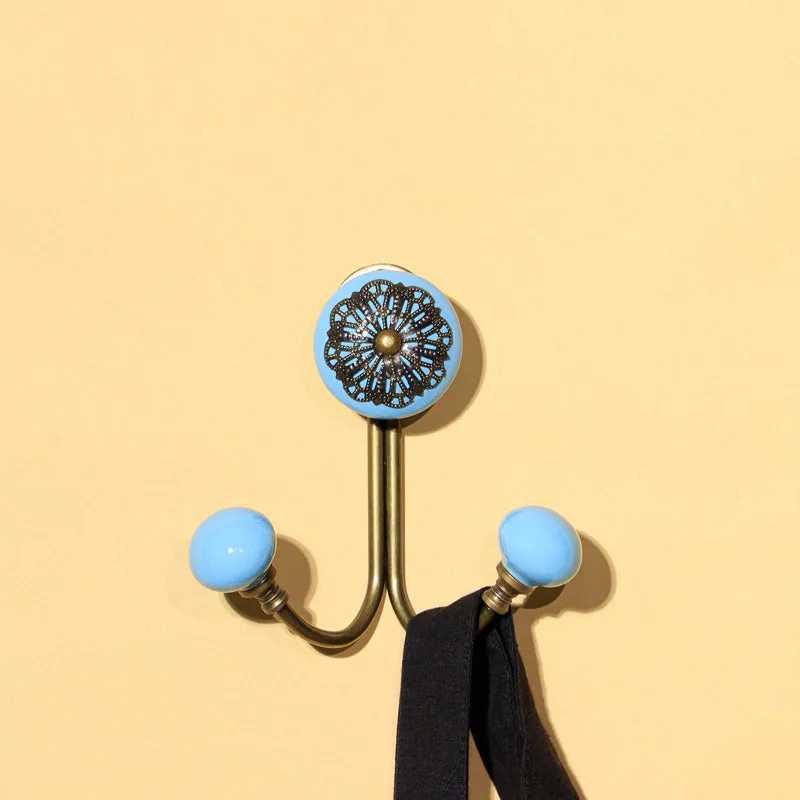 Jova Floral Filigree Wall Hook media 1