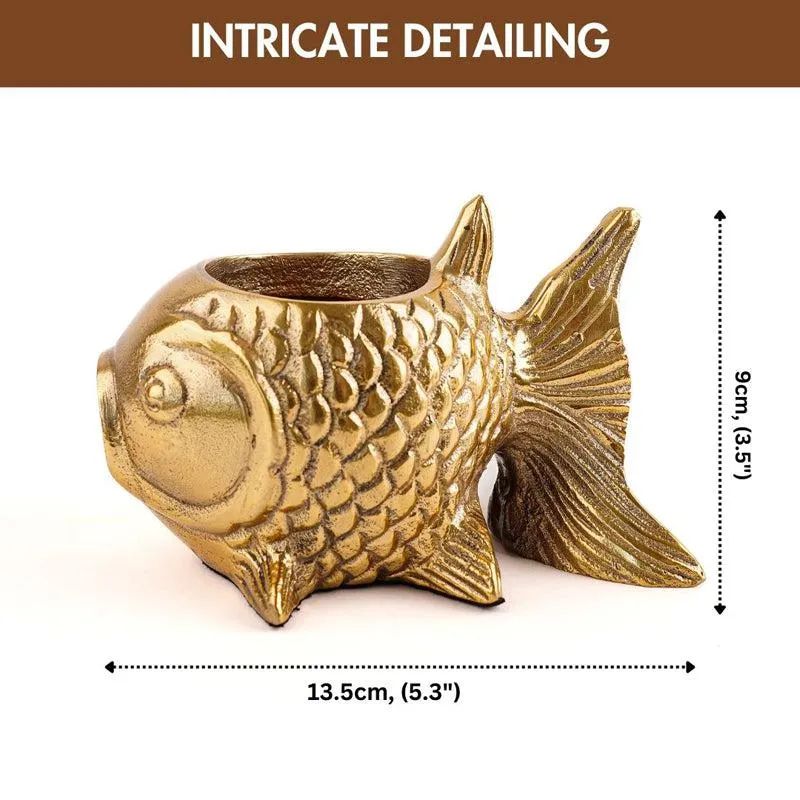 Goldfish Glam Telight Candle Holder - Set Of Two media 5