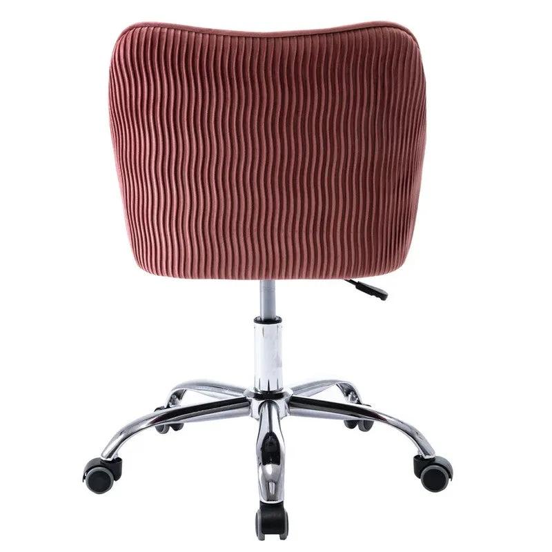 Seatron Metal Office Chair - Pink media 5