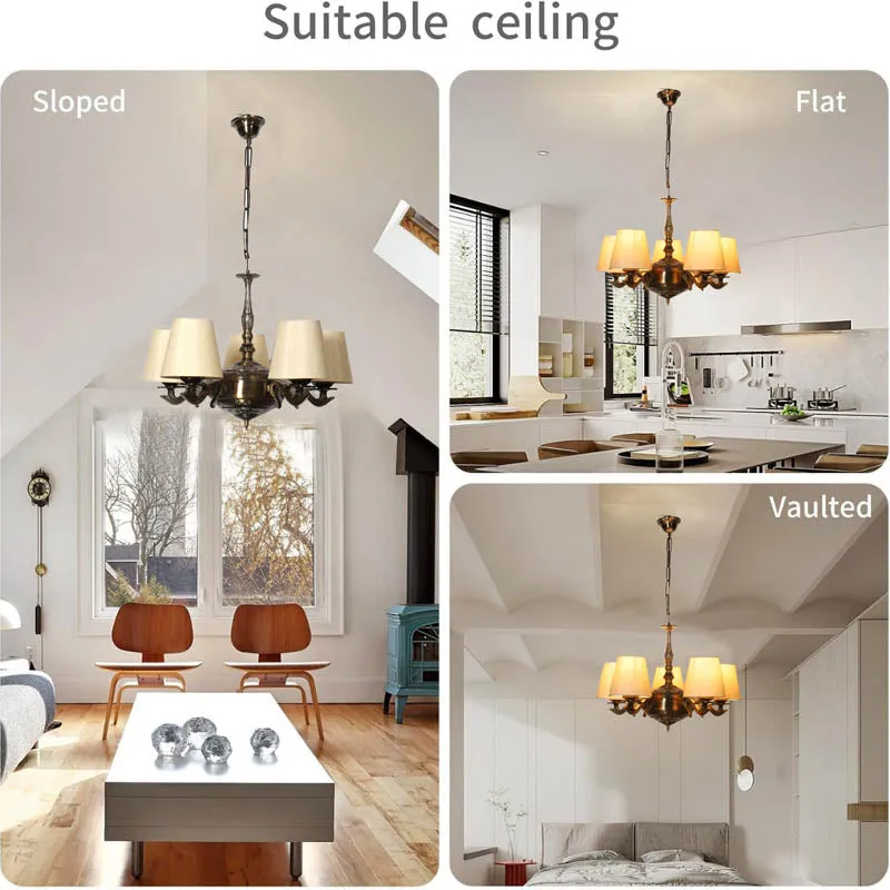 Araba Conical Golden Antique Ceiling Lamp media 5