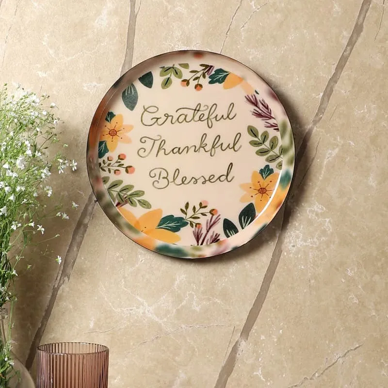 Grateful Charm Wall Plate media 1