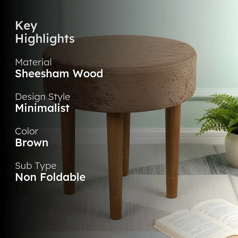 Pexon Sheesham Wooden Bench - Brown media 2
