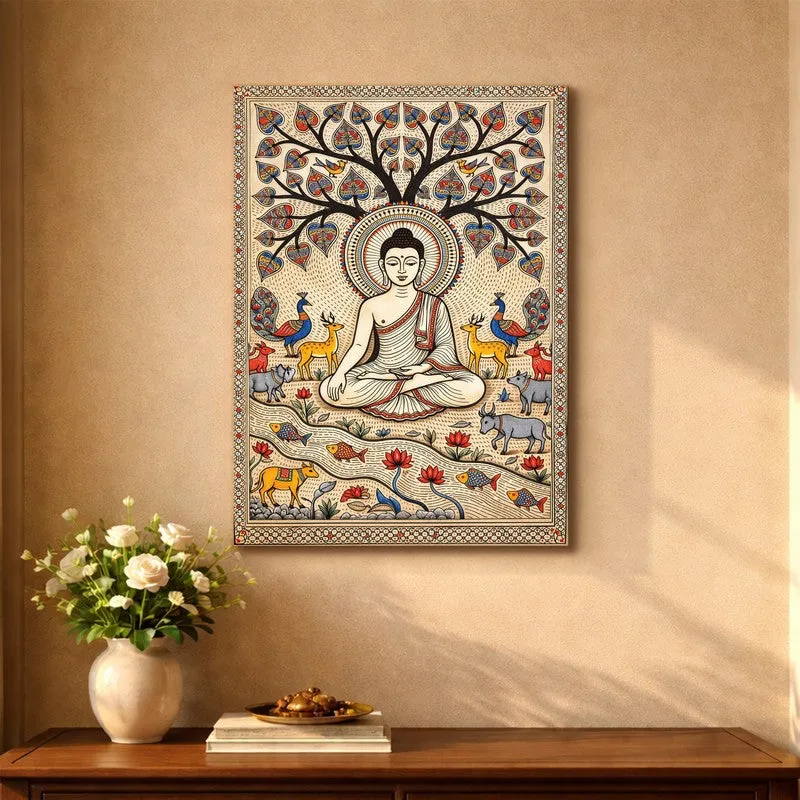 Serenity Buddha Canvas Wall Art & Paintings media 5