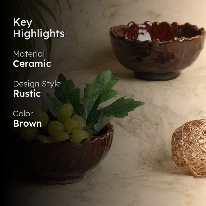 Sragen Edvo Handmade Snack Bowl - 400 ML media 2