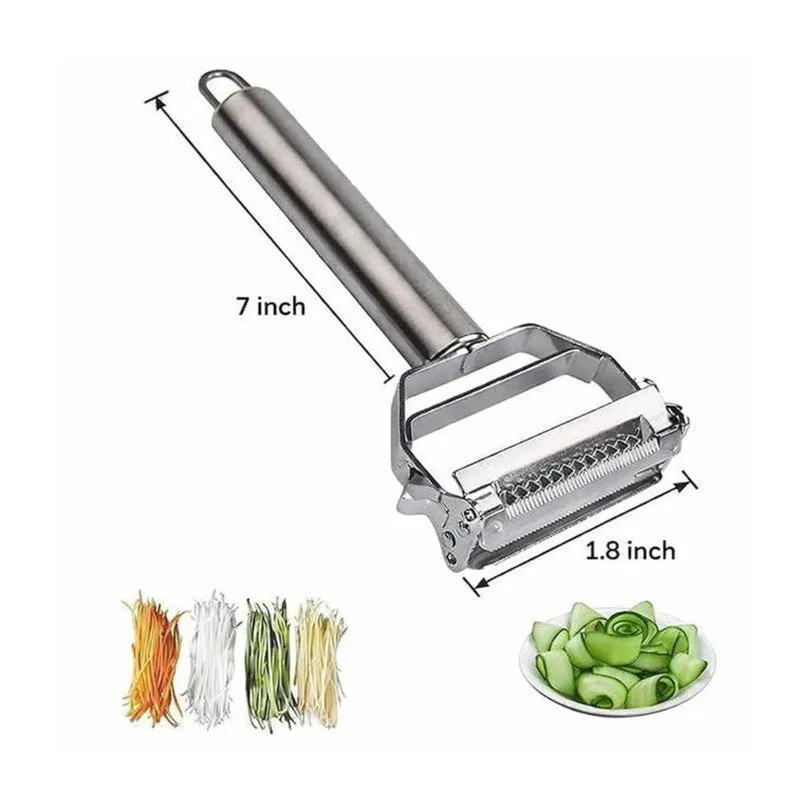 Dual Blade Stainless Steel Peeler & Julienne Tool media 9