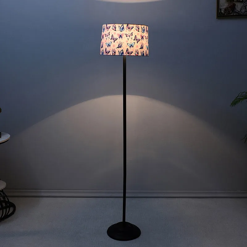 Petaluda Printed Metal Floor Lamp - Black media 1