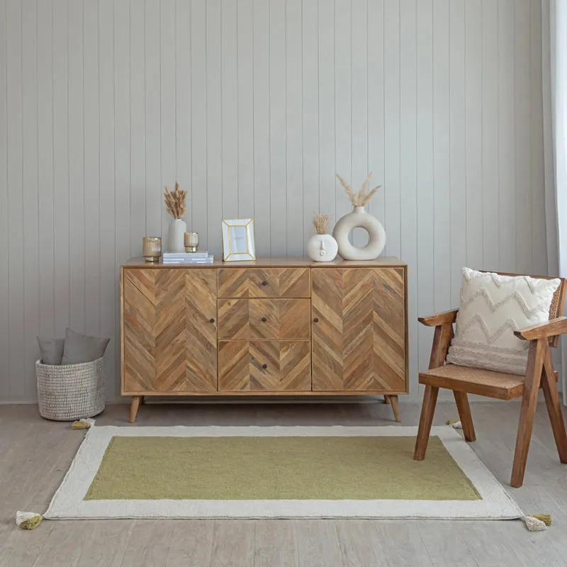 Weft Handwoven Cotton Rug media 3
